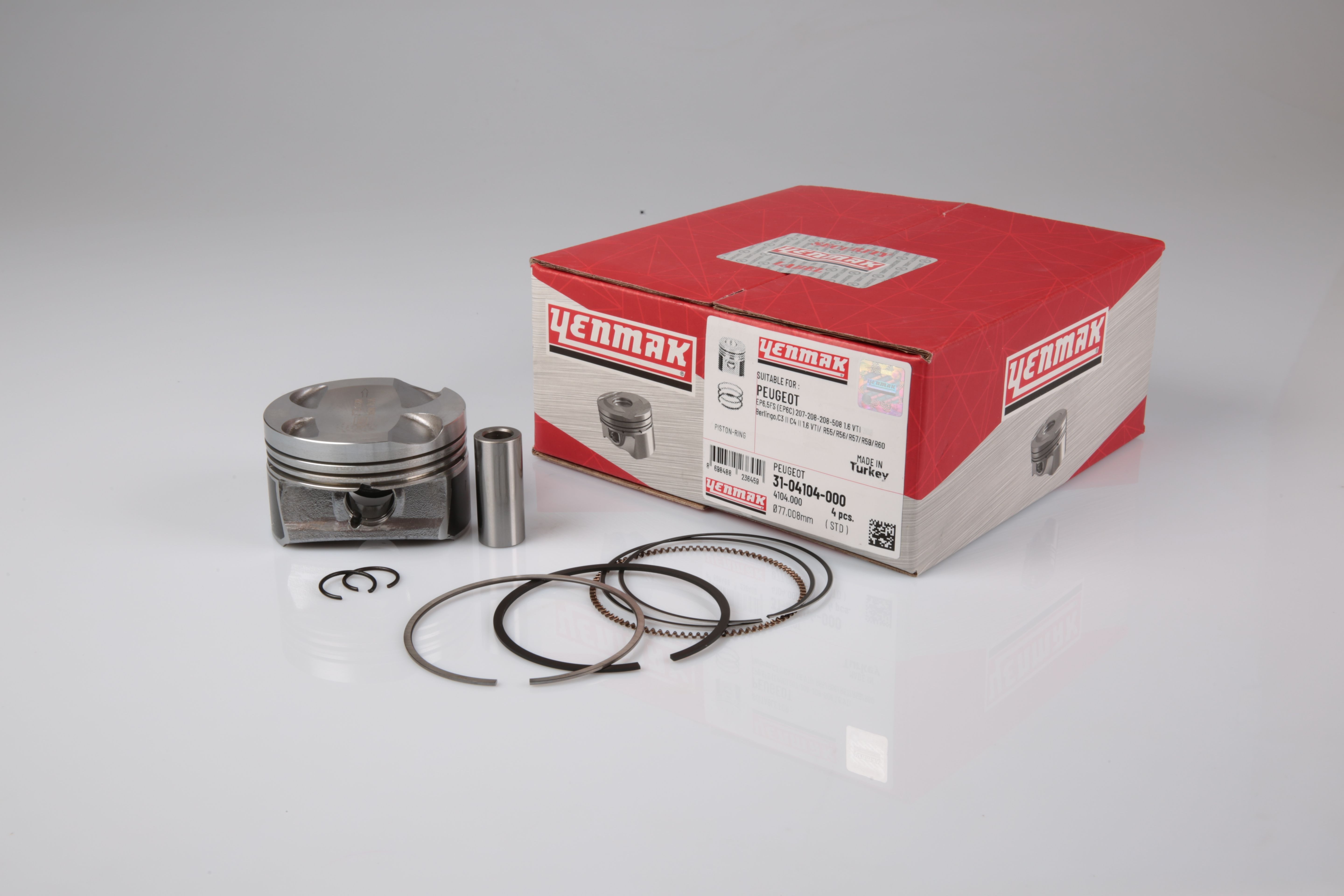 PISTON+SEGMAN 83mm PARTNER-BERLINGO XUD9