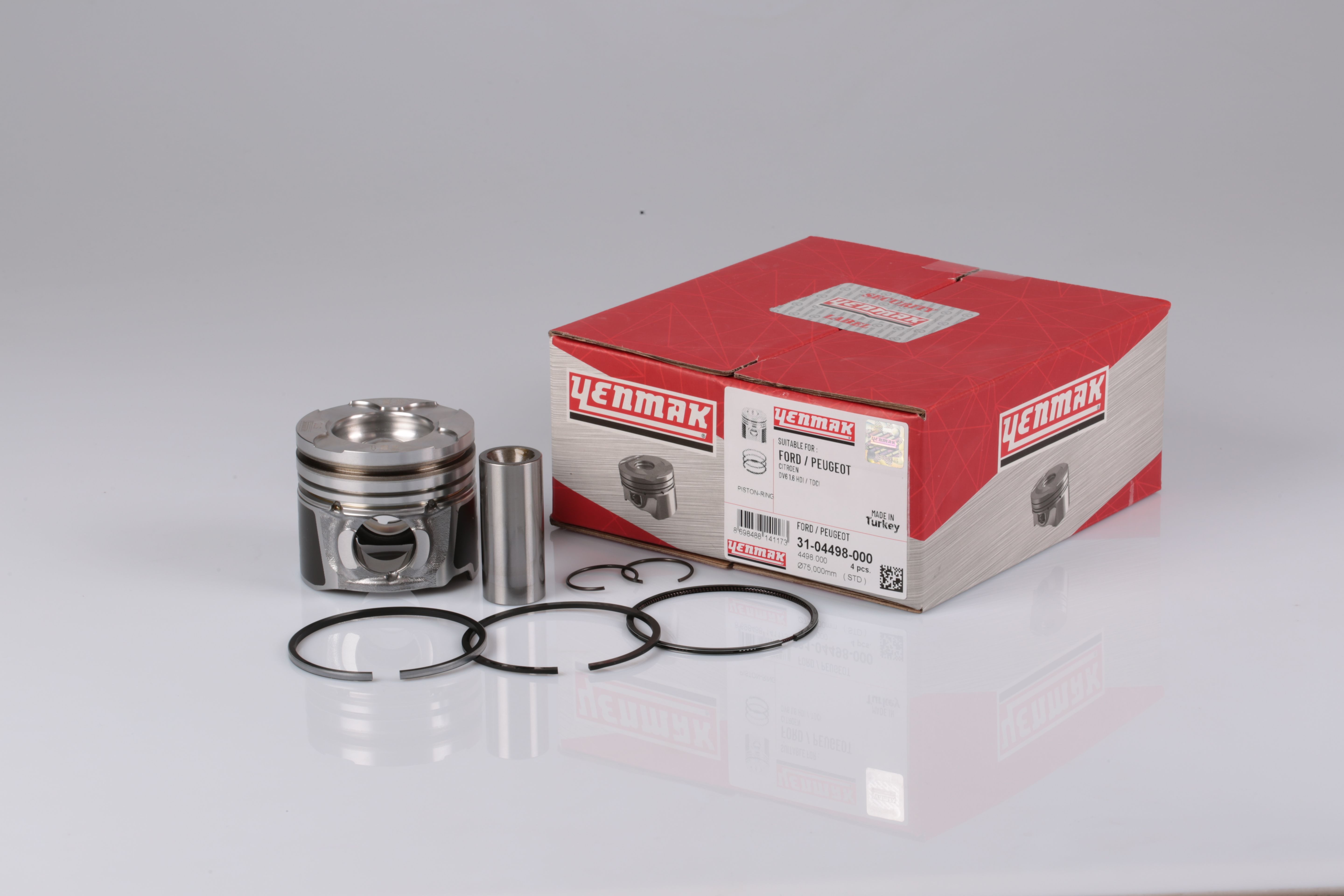 PISTON SEGMAN 75.00 mm FOCUS C.MAX 1.6TDCI 03>