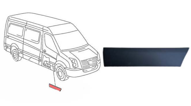 M.SPRINTER/CRAFTER ARKA TAMPON UST KAPAK LH.06-13