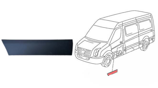 M.SPRINTER/CRAFTER ARKA TAMPON UST KAPAK LH.06-13