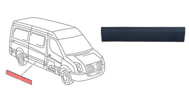 M.SPRINTER/CRAFTER ARKA TAMPON UST KAPAK LH.06-13