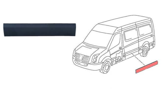 M.SPRINTER/CRAFTER ARKA TAMPON UST KAPAK LH.06-13